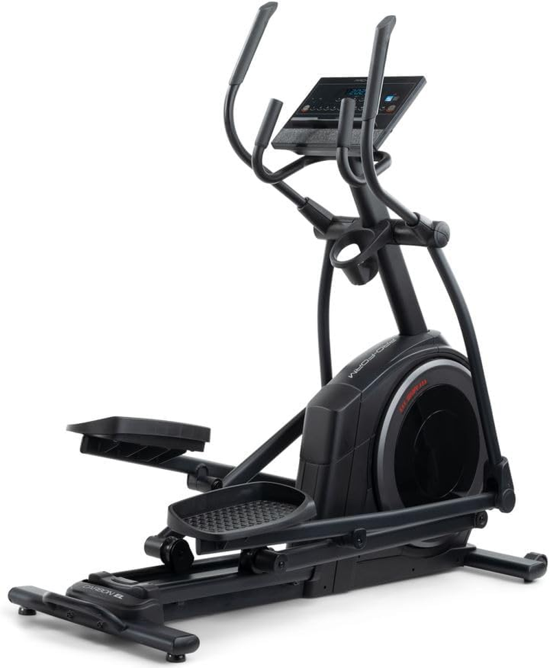 Proform Carbon El Elliptical, Cross Trainer with 5" Display, Bluetooth Audit, USB-C Charging Port and Smart Adjust. image number 1