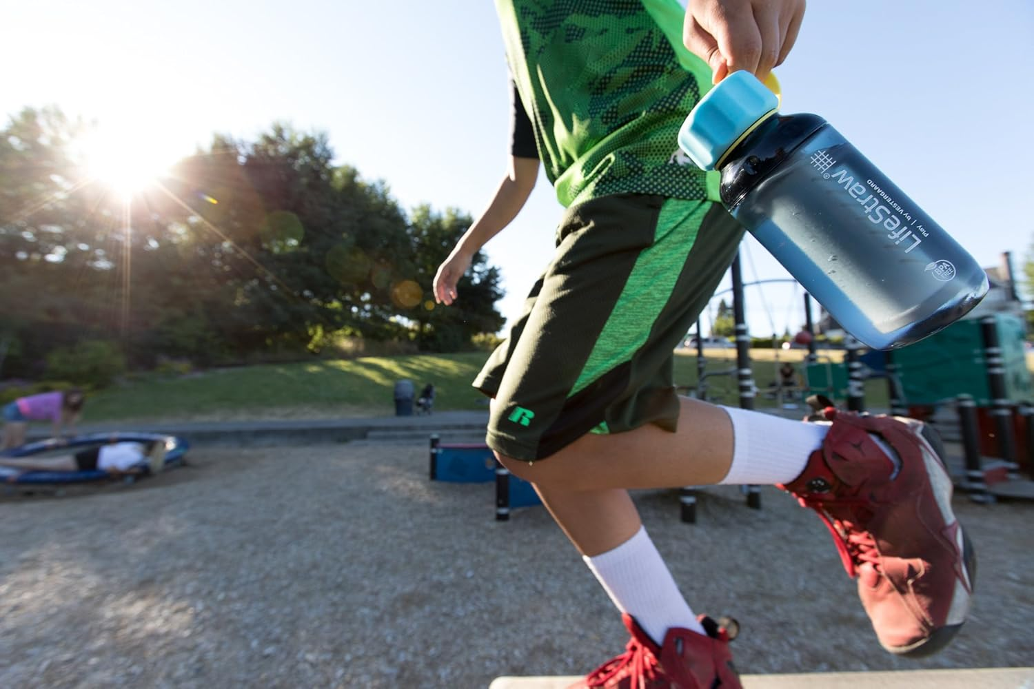 Lifestraw Play Kids Water Filter Bottle with 2-Stage Integrated Filter Straw for Safe and Clean Drinking Water image number 5