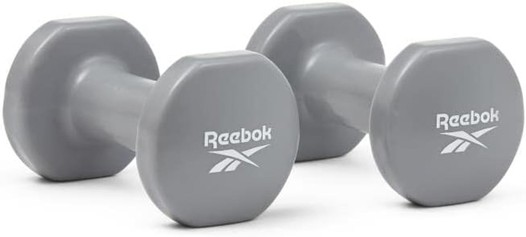 Reebok Dumbbells, Set of 2, Pair for Muscle Training, Kind Training, Soft Coating image number 2