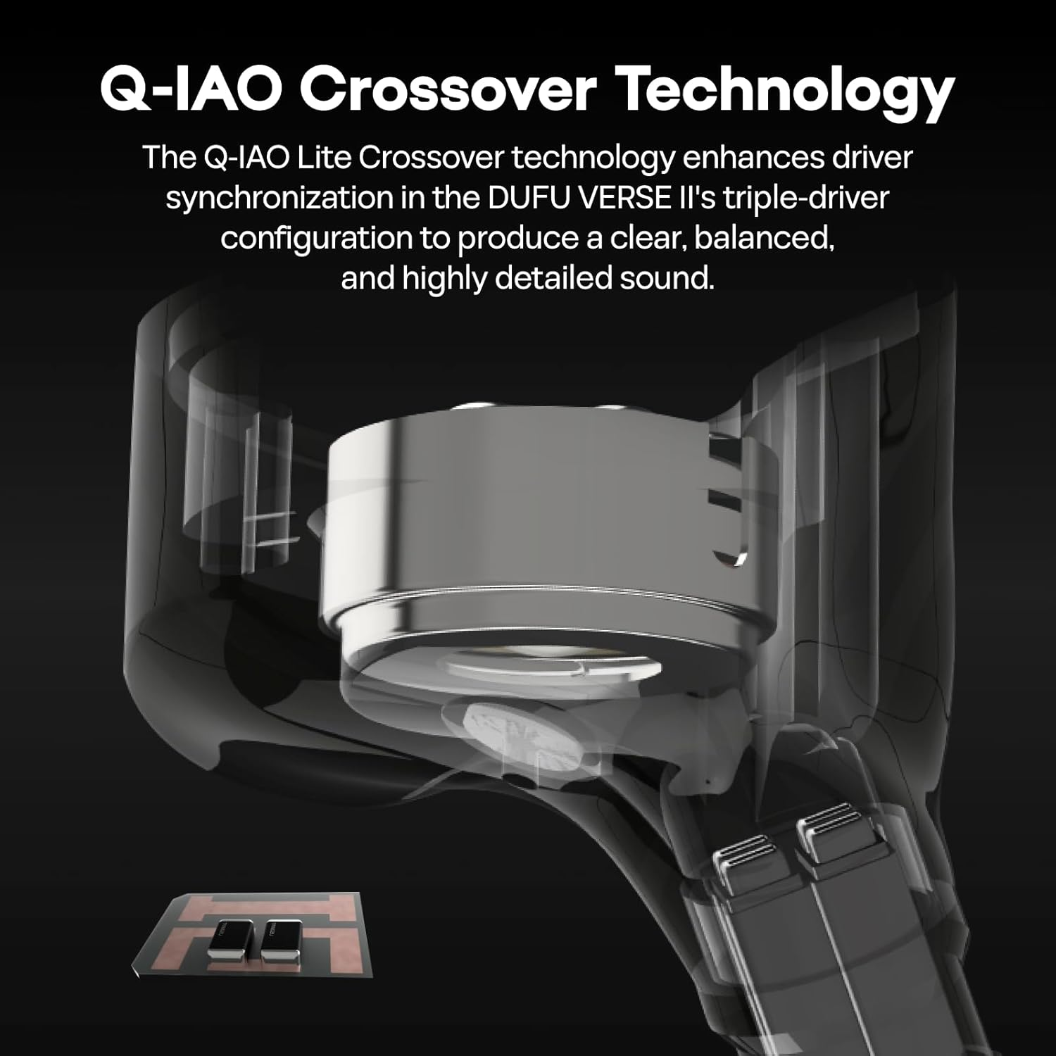 Linsoul Tangzu FUDU VERSE II Hybrid 1DD+2BA in Ear Monitor Headphone, Hifi IEM Earphone, Wired Earbuds with Balanced Tuning, Cnc-Machined Brass Cavity, Detachable OFC 2Pin Cable for Audiophile (3.5Mm) image number 5