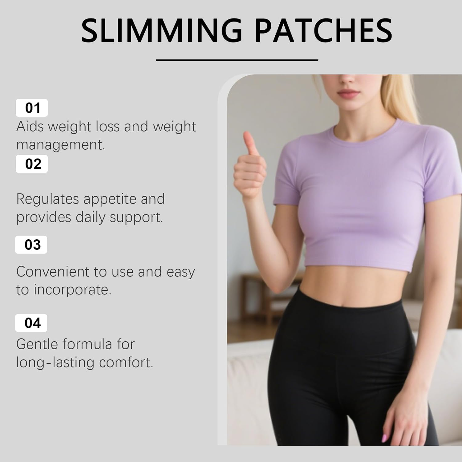 Slim Patch Weight Loss Patches for Women & Men | Natural Ingredients with Fat Burning Botanical Extracts, Ultra Comfortable Lean Patch for All Skin, Body Firming Topicals, Daily Energy (5 Boxes) image number 6