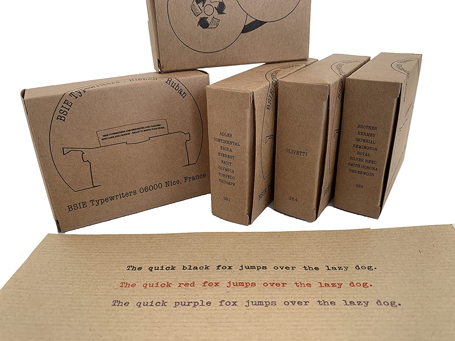 Smith Corona Typewriter Ribbon - Black & Red image number 1