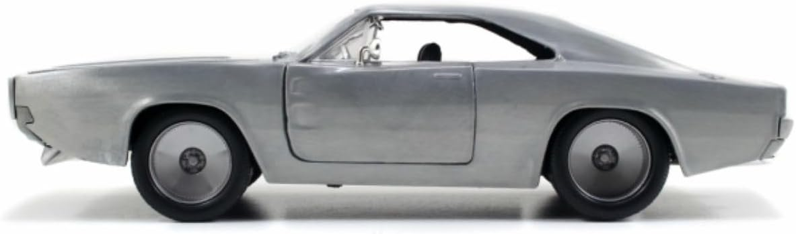Jada Toys Fast & Furious Dom'S 1968 Dodge Charger R/T Car Tuning Model 1:24 Scale Opening Doors, Bonnet & Trunk Freewheel Metallic image number 4