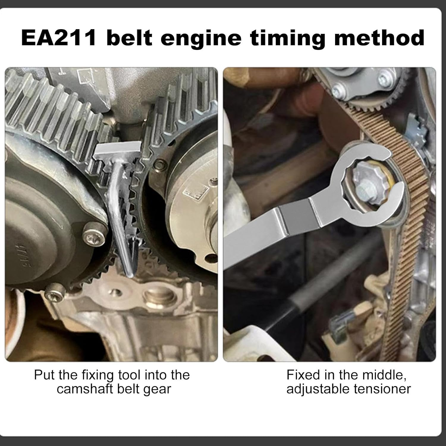 Camshaft Belt Locking Tool - Engine Timing Tool, Secure Pulley Holding Device | Precision Alignment Tool, Steel Auto Repair Equipment for Engine Maintenance, Belt Replacement, and Professional Car Ser image number 1