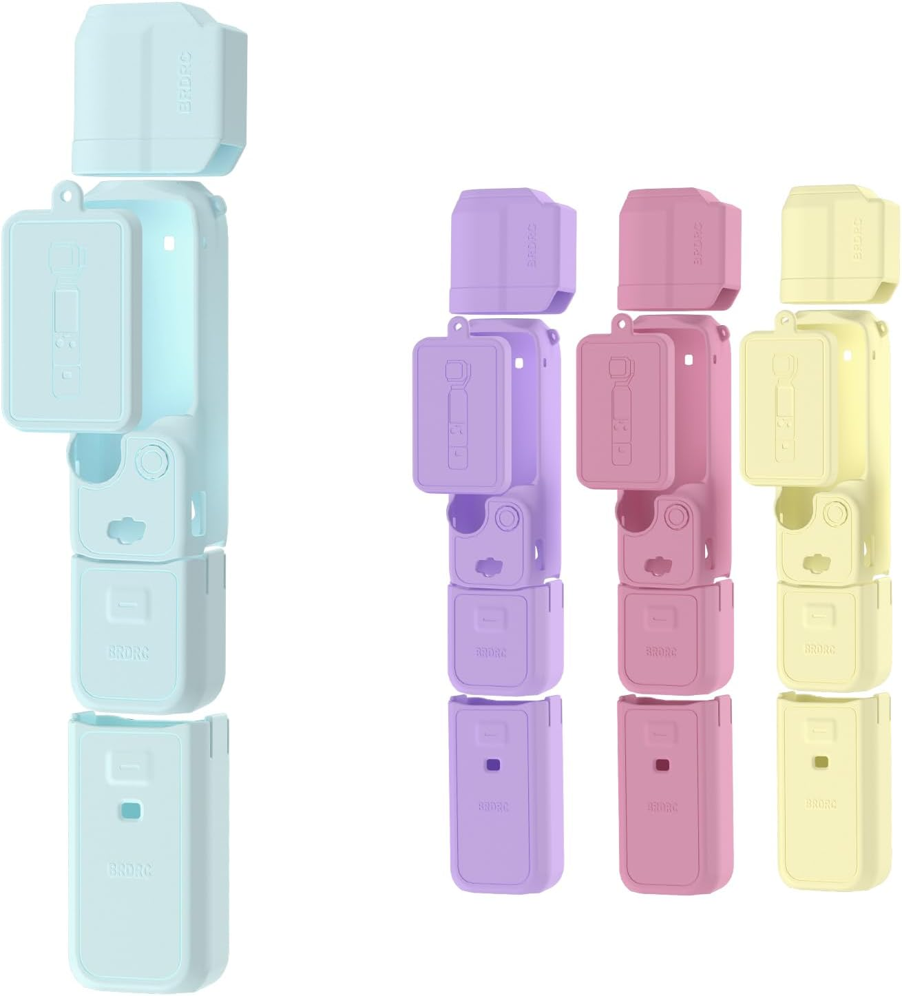 BRDRC Case 3 Silicone Case, Green, S, Pocket 3 Protective Case