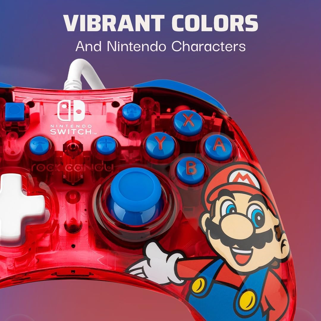 Rock Candy Wired Controller Mario Red - Nintendo Switch image number 3
