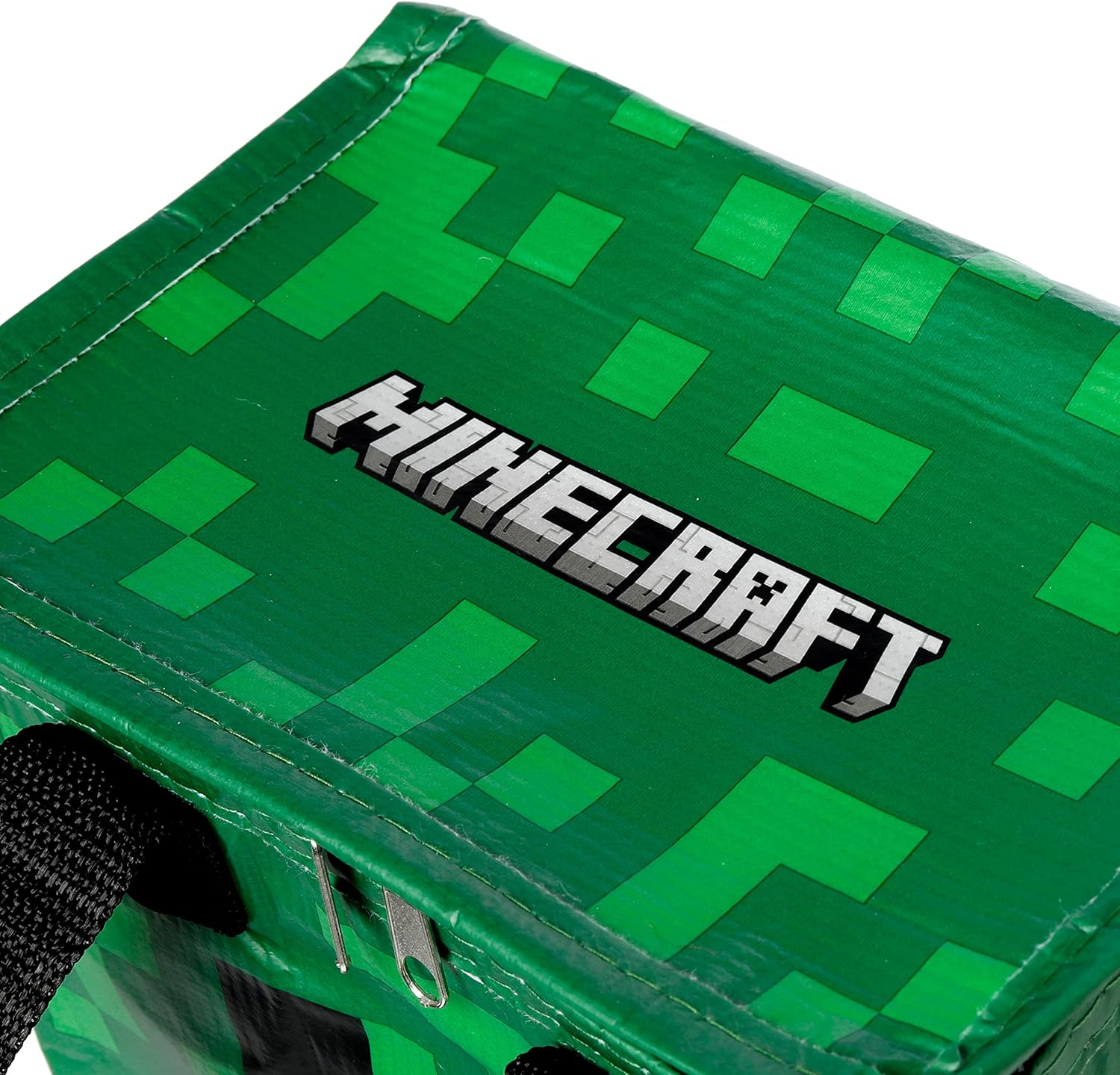 Puckator COOLB105 Recycled Plastic Bottle RPET Reusable Cool Bag Lunch Bag - Minecraft Creeper image number 4