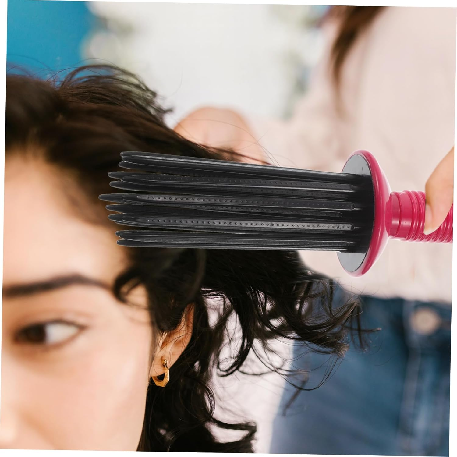 BIUDECO Heatless Curly Hair Comb Afro Comb for Women Curly Hair Products Professional Curler image number 1
