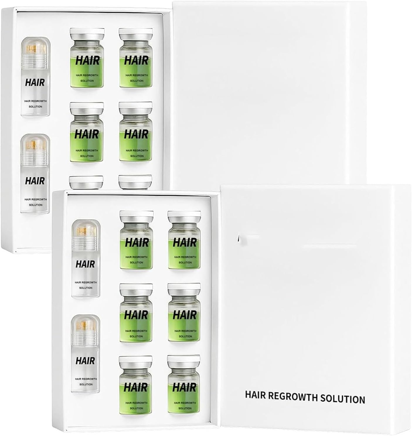 Alphainfuse Hair Regrowth System, Advanced Hair Growth Treatment, Gentle Painless, Strengthens Roots for Men and Women (2Pcs)