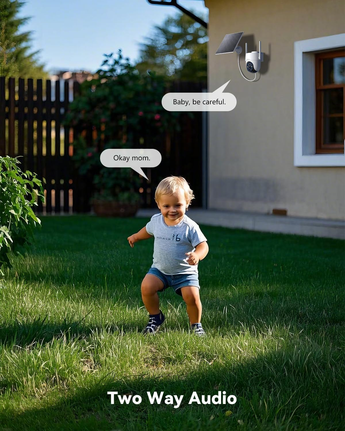 COCOCAM 4K 8MP Solar Security Camera Outdoor Wireless Wifi, with 6W Solar Panel,4K Color Night Vision,Ai Recognition,Pir Human Detection,355&deg; P 90&deg;T,Two-Way Audio,2.4Ghz Wifi,Cloud,Ip66 image number 1