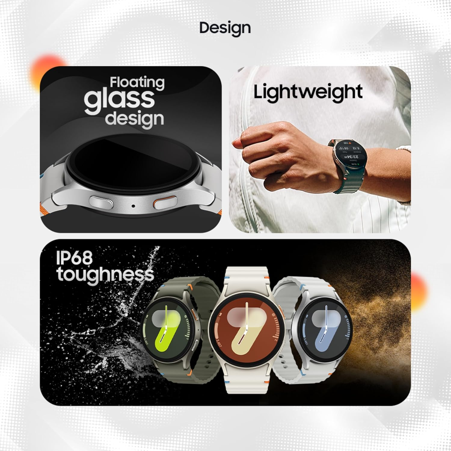 Samsung Galaxy Watch7 with Galaxy AI, BT Calling, Track Your Energy Score, Advanced Bio-Active Sensors, 40Mm (Cream, Bluetooth) image number 1