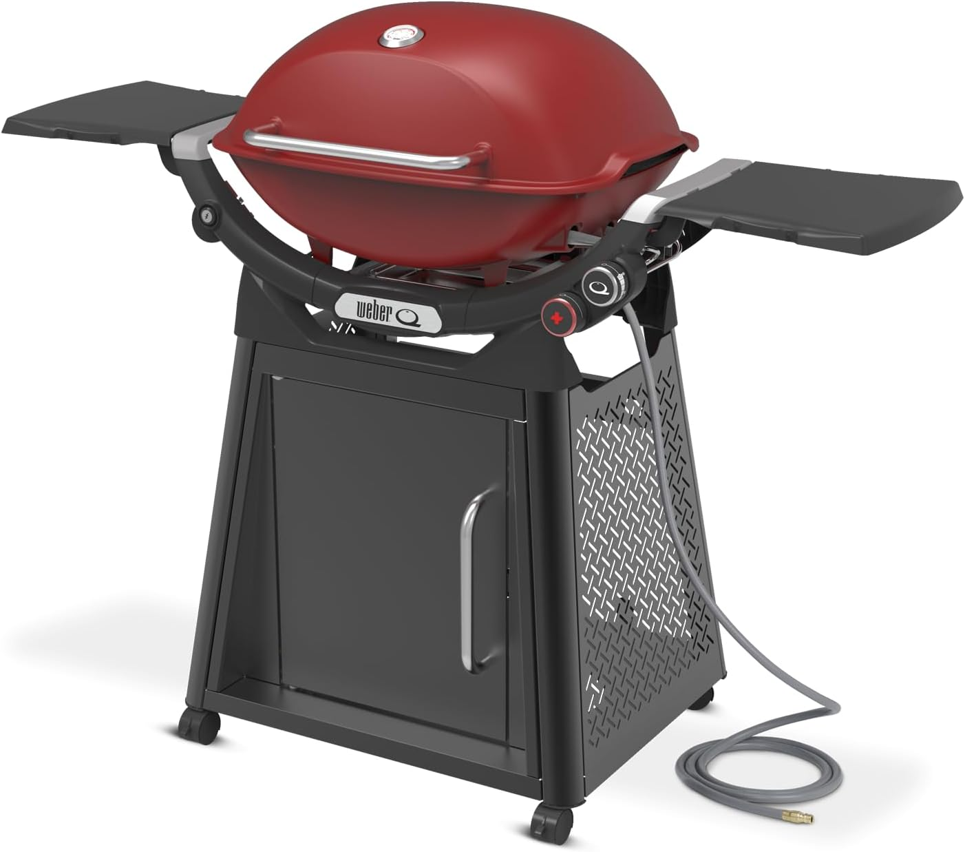 Weber Family Q+ Premium Gas BBQ (Q3200N+ - Latest 3Rd Generation) - Natural Gas Flame Red image number 2