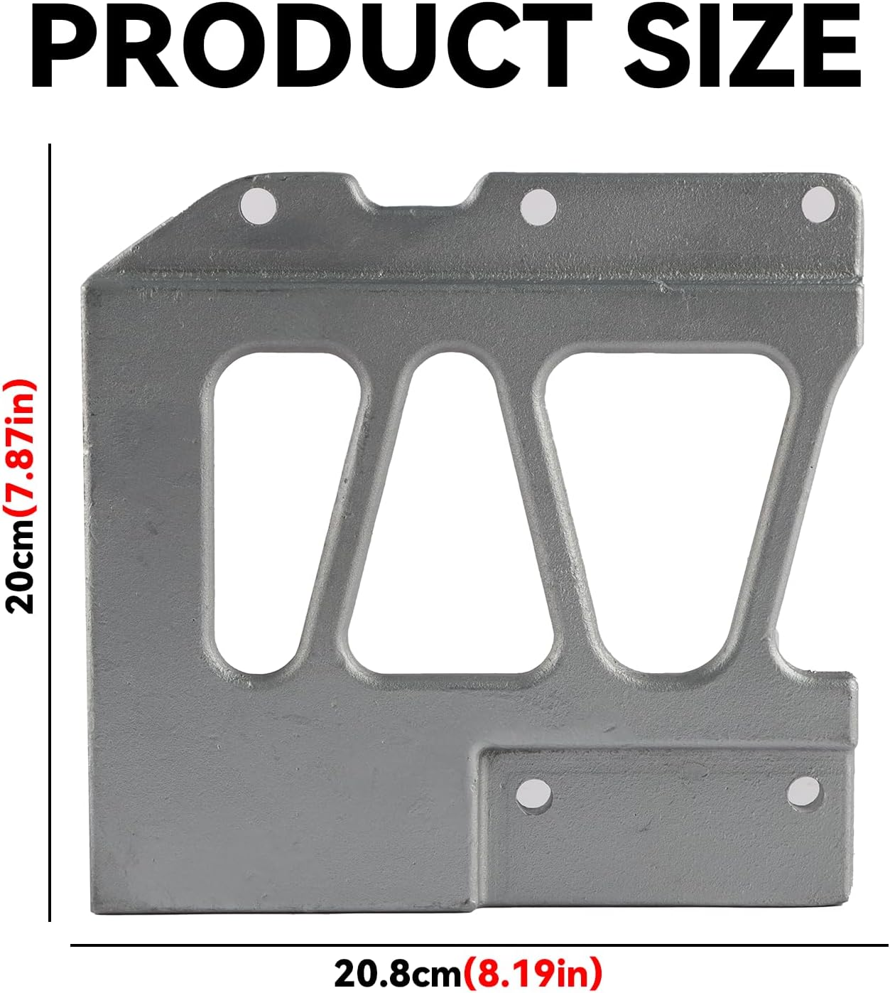 2PCS 1304286L 1304286R Hinge Hood Upper Pivot Bracket Kit Compatible with Peterbilt Models 357 377 378 379 Hood Bracket image number 5