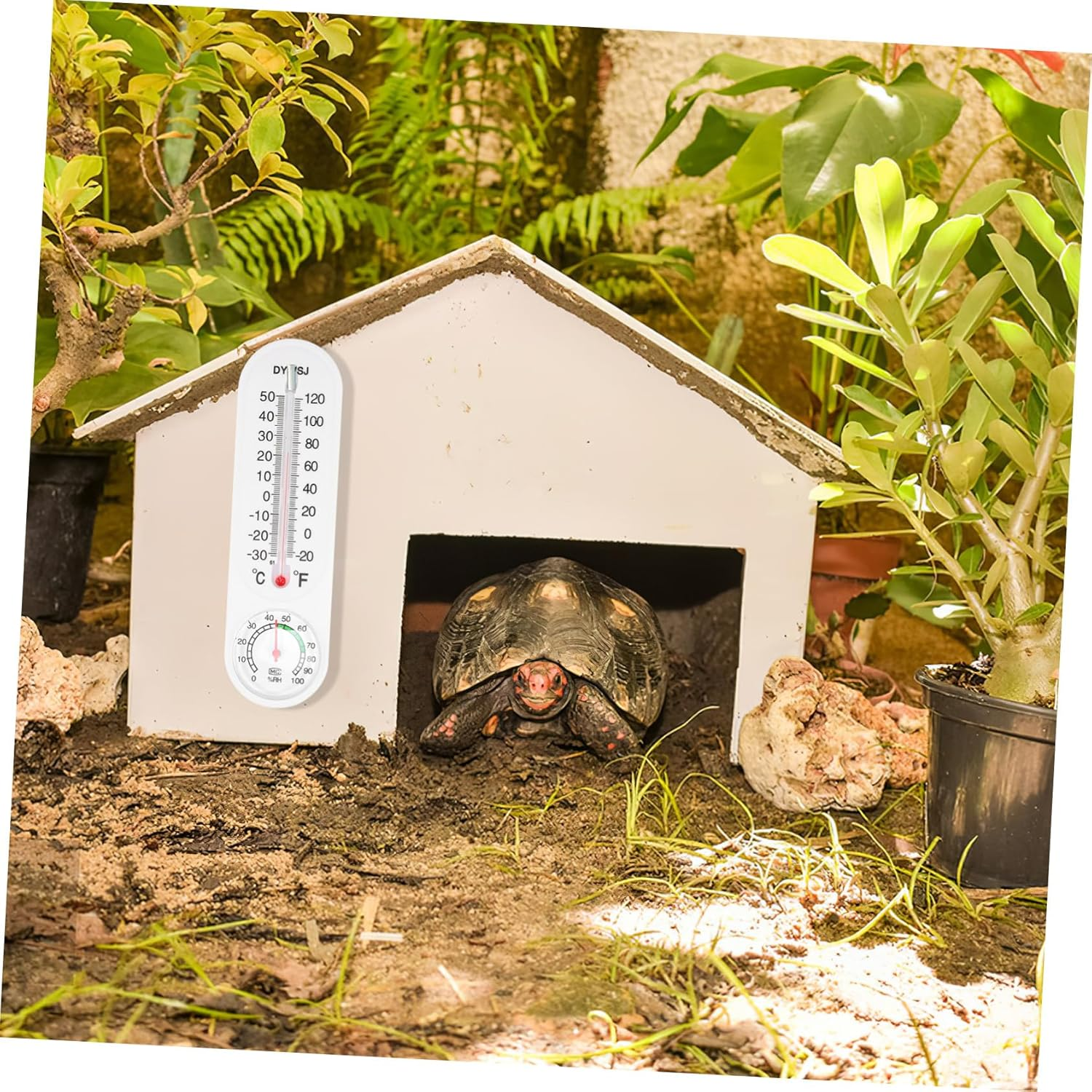 DECHOUS Temperature and Humidity Display High Precision Digital Thermometer Hygrometer for Home Kitchen Nursery Monitor Temperature and Humidity in House image number 1