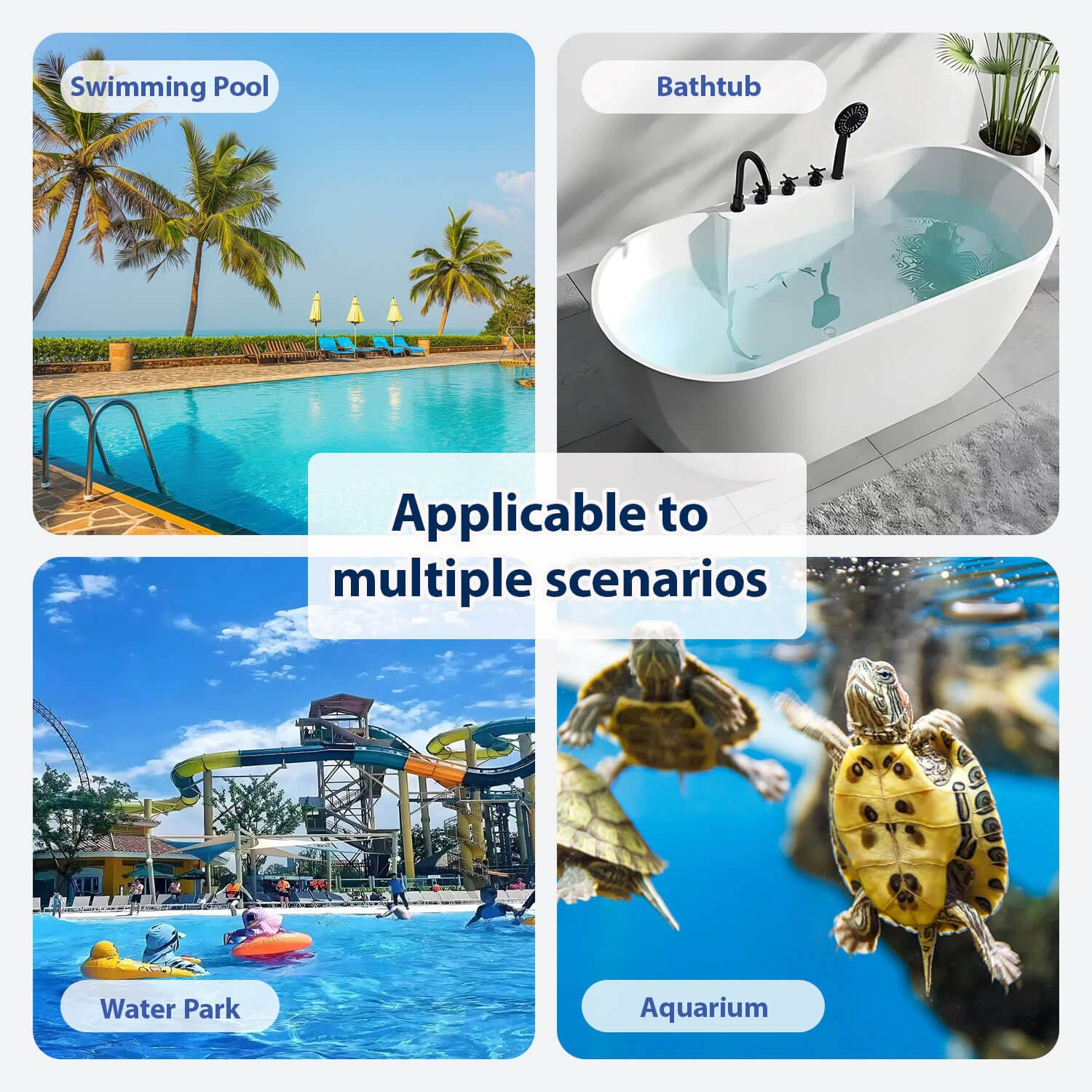 Pool Thermometer Floating Easy Read - Dial Panel Pool Temperature Thermometers Long-Distance Read, 304 Stainless Steel Probe for Swimming Pools, Pond Thermometers for Outdoor Ponds image number 4