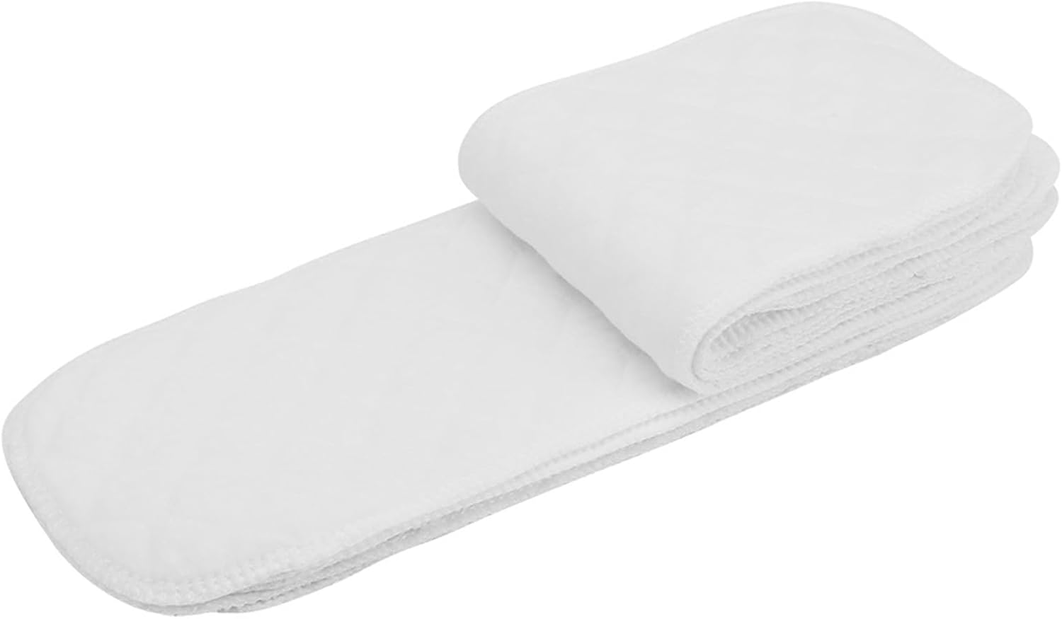 Reusable Cotton Nappy Liner Insert 10Pcs for Baby Modern Cloth Diapers (Sixth Floor (32 * 12Cm)) image number 5