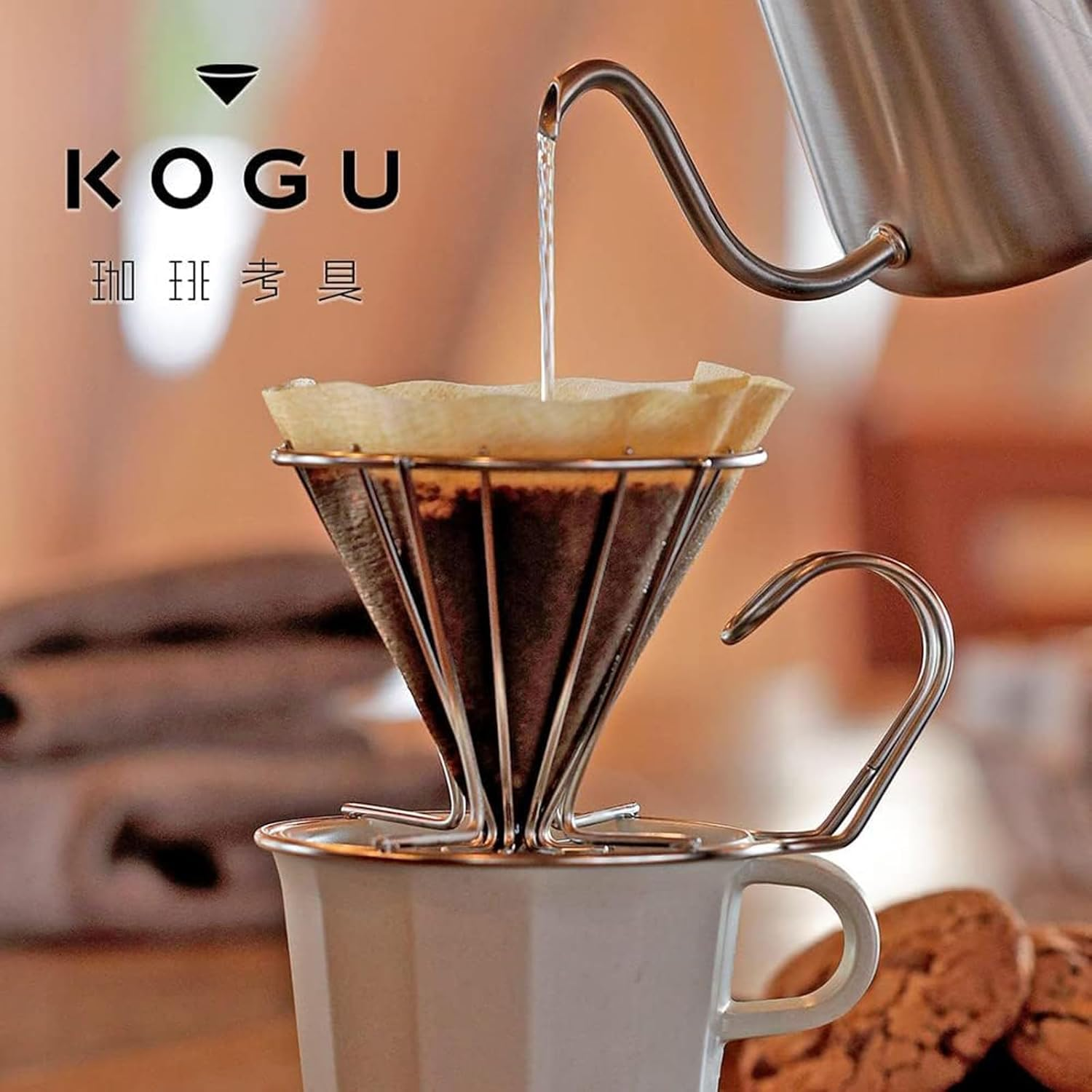 TOKYO MATCHA SELECTION - KOGU - Stainless Wire Coffee Dripper - 3 Size [Standard Ship by SAL: NO Tracking Number & Insurance] (S (1 Cup)) image number 2