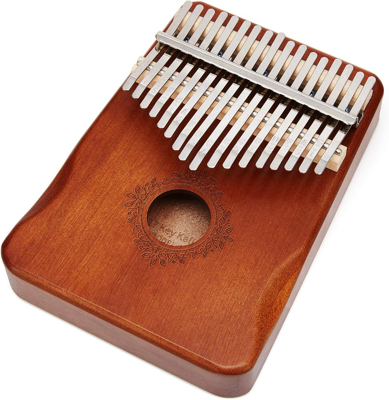 Kalimba 17-Keys Thumb-Piano Mbira-Kalimba - with Study Instruction and Tune Hammer Portable Mbira Sanza African Wood Finger Piano Kids Adult Beginners Professional Birthday Gift image number 3