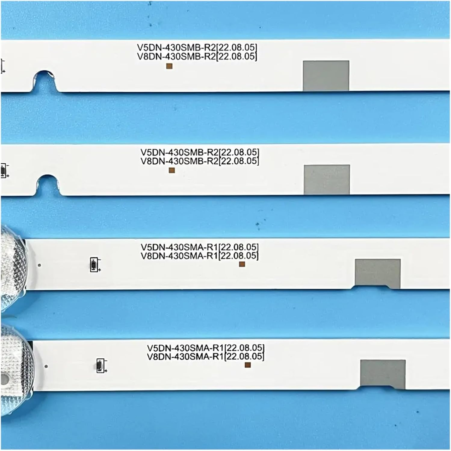 LED Backlight Strip for V8DN-430SMB-R1 430SMA-R1 L1_N5K_D3_FAM_R3 UE43N5300 UE43N5380 UE43N5500 HG43AD570 HG43EJ470MK (Color : Kit 8Pcs for 1 TV) image number 1