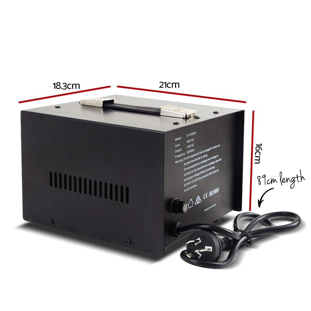 2000 Watt Step down Transformer Voltage Converter Heavy Duty Power Adapter image number 5