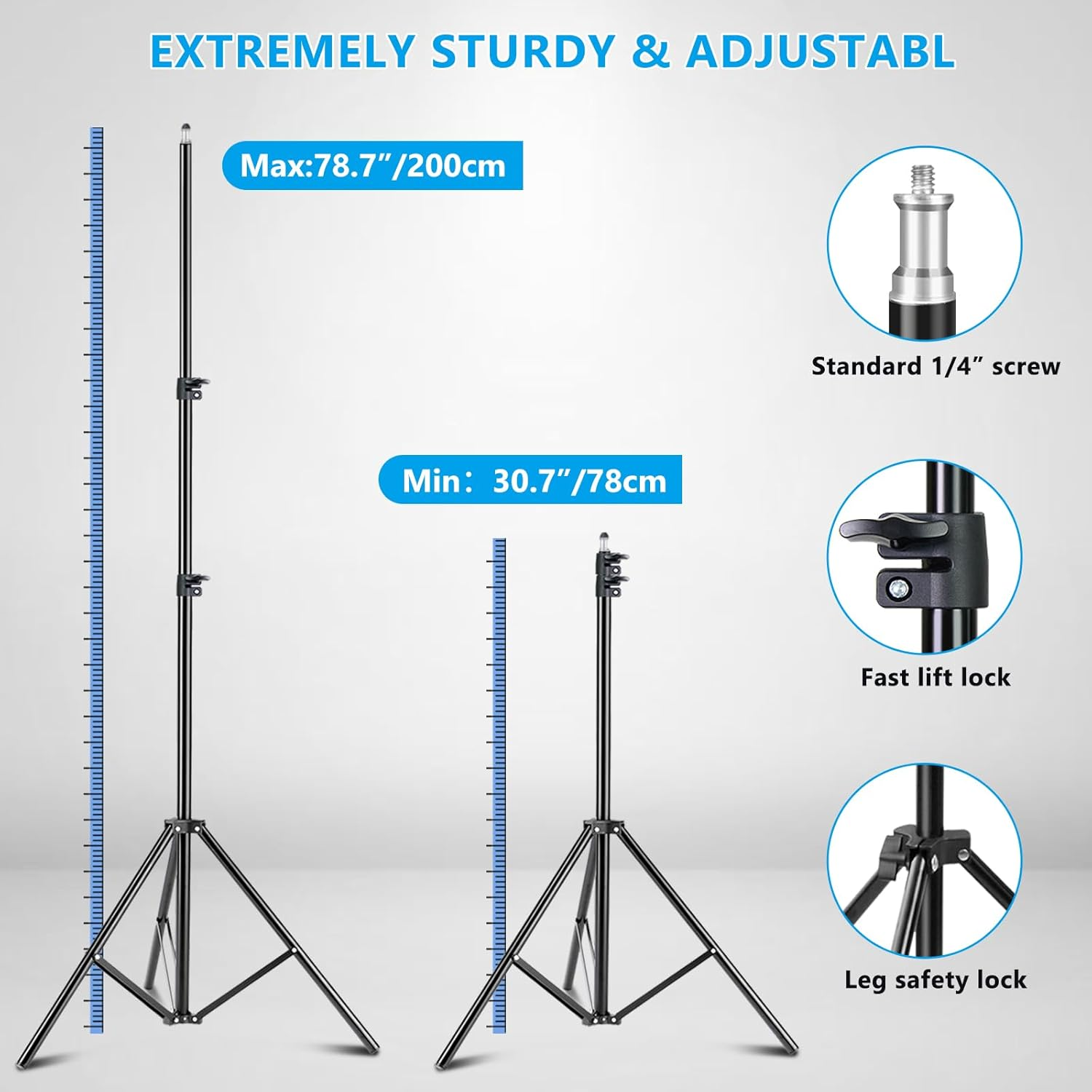 MSKIRA Softbox Lighting Kit 85W Bi-Color LED Dimmable Soft Box Light Stand Photography Continuous Light Studio Softboxes for Portraits, Youtube, Product Fashion Shooting image number 2