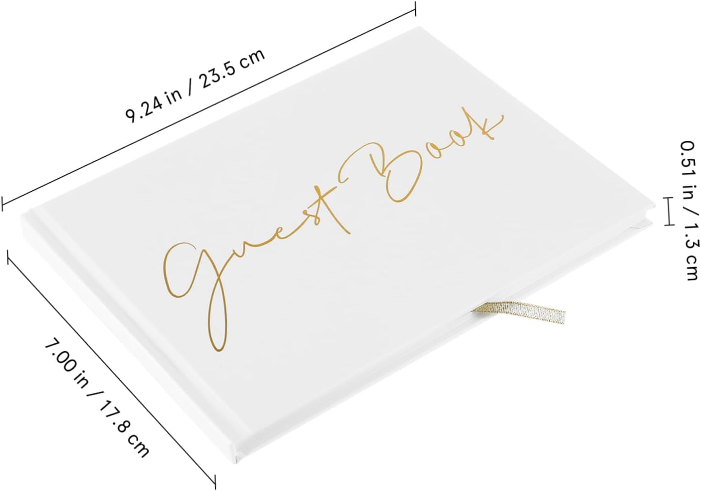 PRETYZOOM Wedding Guest Book Album Elegant Foil Design for Special Events Material for Weddings Birthdays and Home Gatherings Cherished Memories Captured image number 6