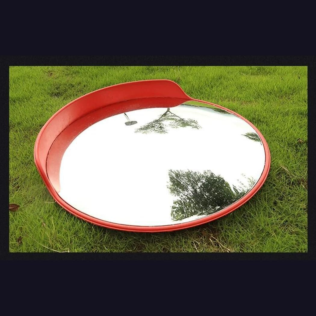 WOUODA 60Cm Outdoor Road Traffic Convex Mirror Wide Angle Driveway Safety Security image number 1