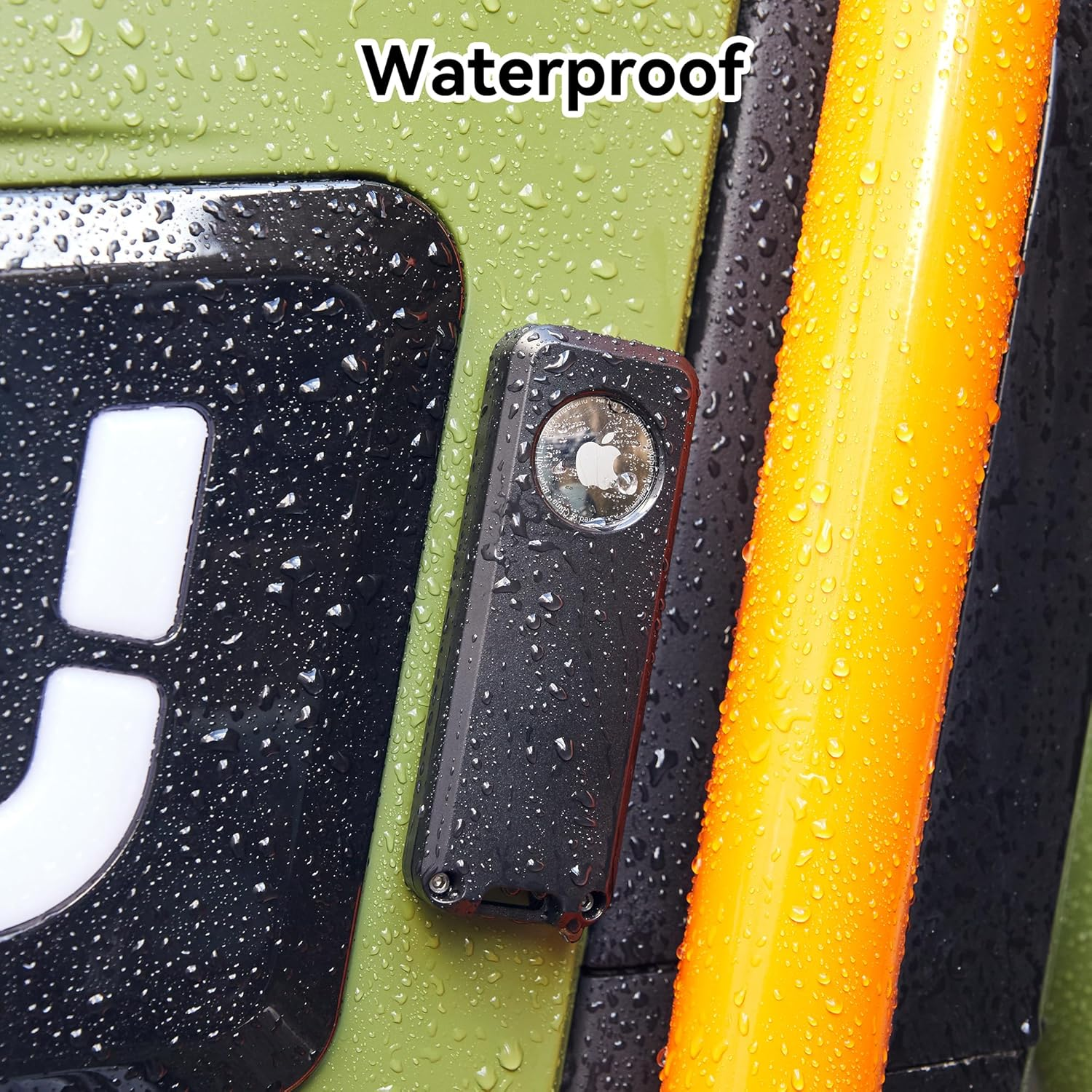 Battery Case for Apple Airtag,Airtags 10-Year Extended Battery,Waterproof Airtag Holder with Adhesive Mount,Cr 2032 Batteries Replacement,For Car,Backpacks,Luggage,Motorcycles image number 2