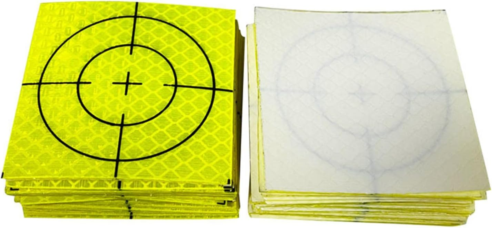 100Pcs Reflective Tape Survey Targets Reflector Target Sheets Total Station for Ship Inspection Building Construction Tunnel Engineering, 4Cmx4Cm image number 4