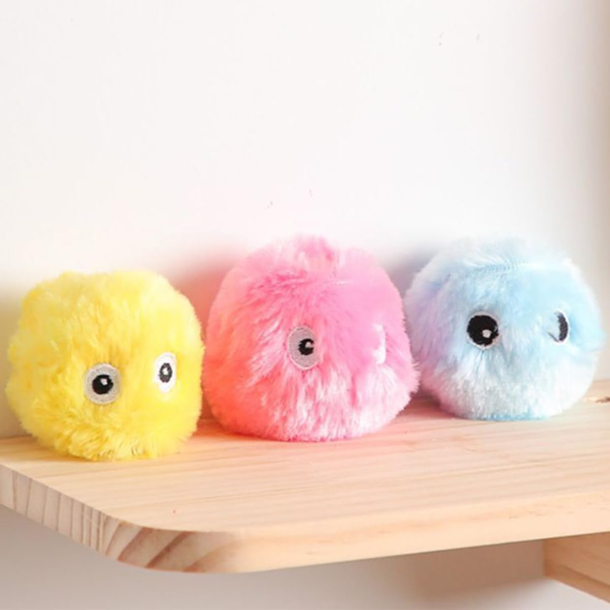 Tiardey 3 Pieces Cat Balls, Interactive Cat Ball with Sound, Kitten Plush Ball, Interactive Cat Ball with Lifelike Animal Sounds for Cats image number 4