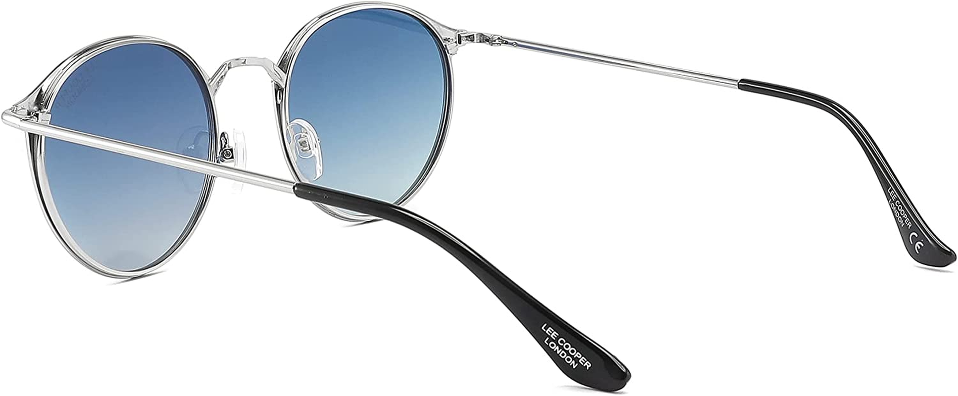 Lee Cooper Classic round Sunglasses for Women 100% UV Blocking Metal Frame Sunnies image number 2