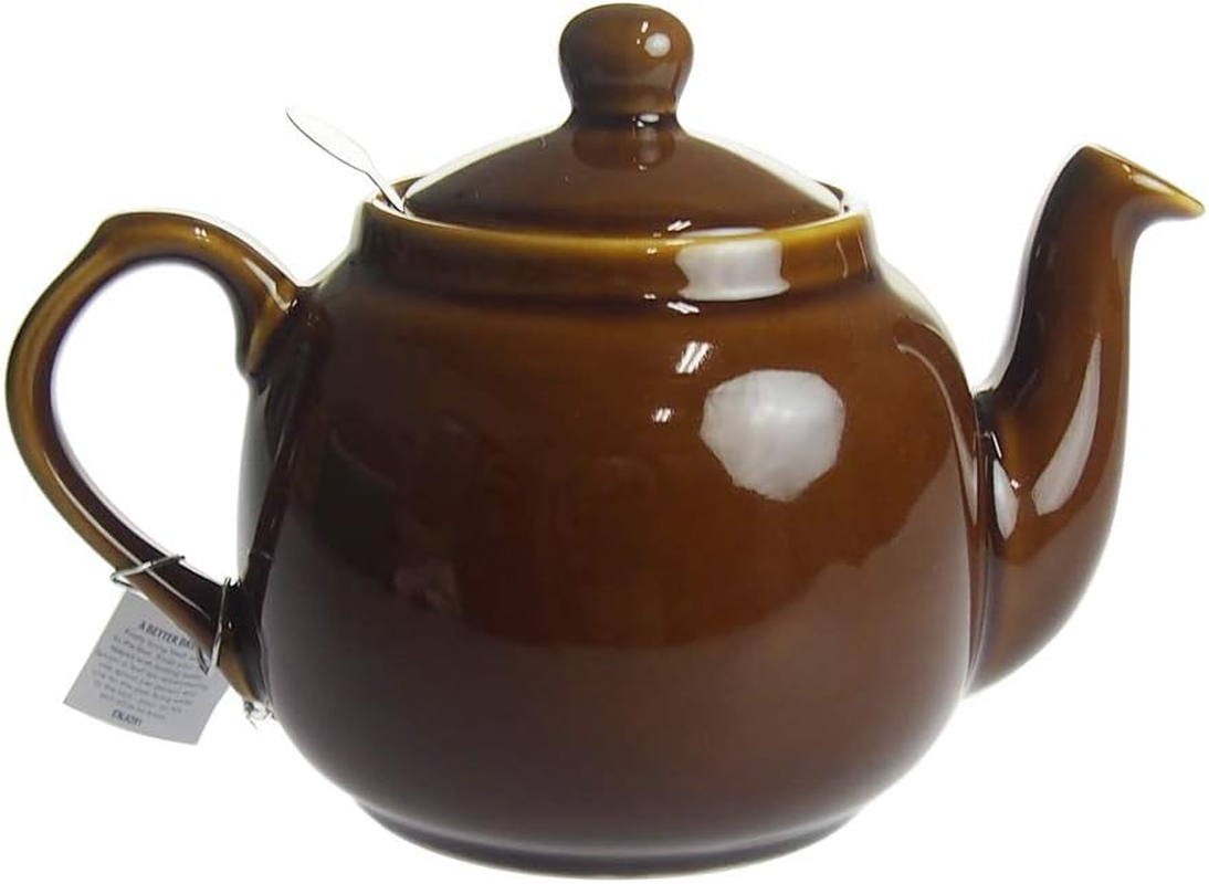 London Pottery Farmhouse Teapot for 4 Cups, Rockingham Brown image number 1