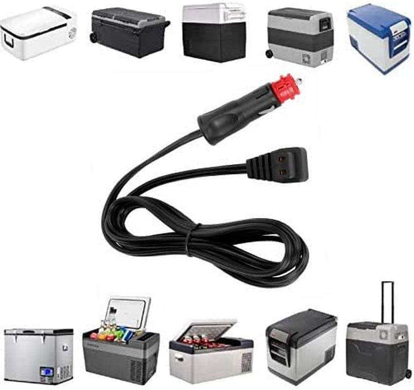 12V Merit and Cigarette Lighter Plug to Waeco Fridge Adaptor, 2M Power Lead Cable Cord for Waeco Fridge CFX CF CDF 11 25 28 35 40 50 60 65 75 95, DC Power Cable for Car Refrigerator Fridge Freezer image number 3