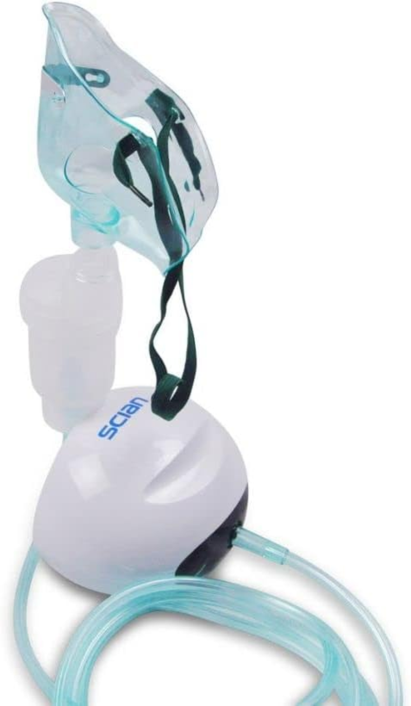 Portable Tabletop Compressor Nebuliser Nebulizer Machine for Adults and Kids Travel and Household Use, DC/AC Power Jet Nebuliser for Respiratory Problem image number 5