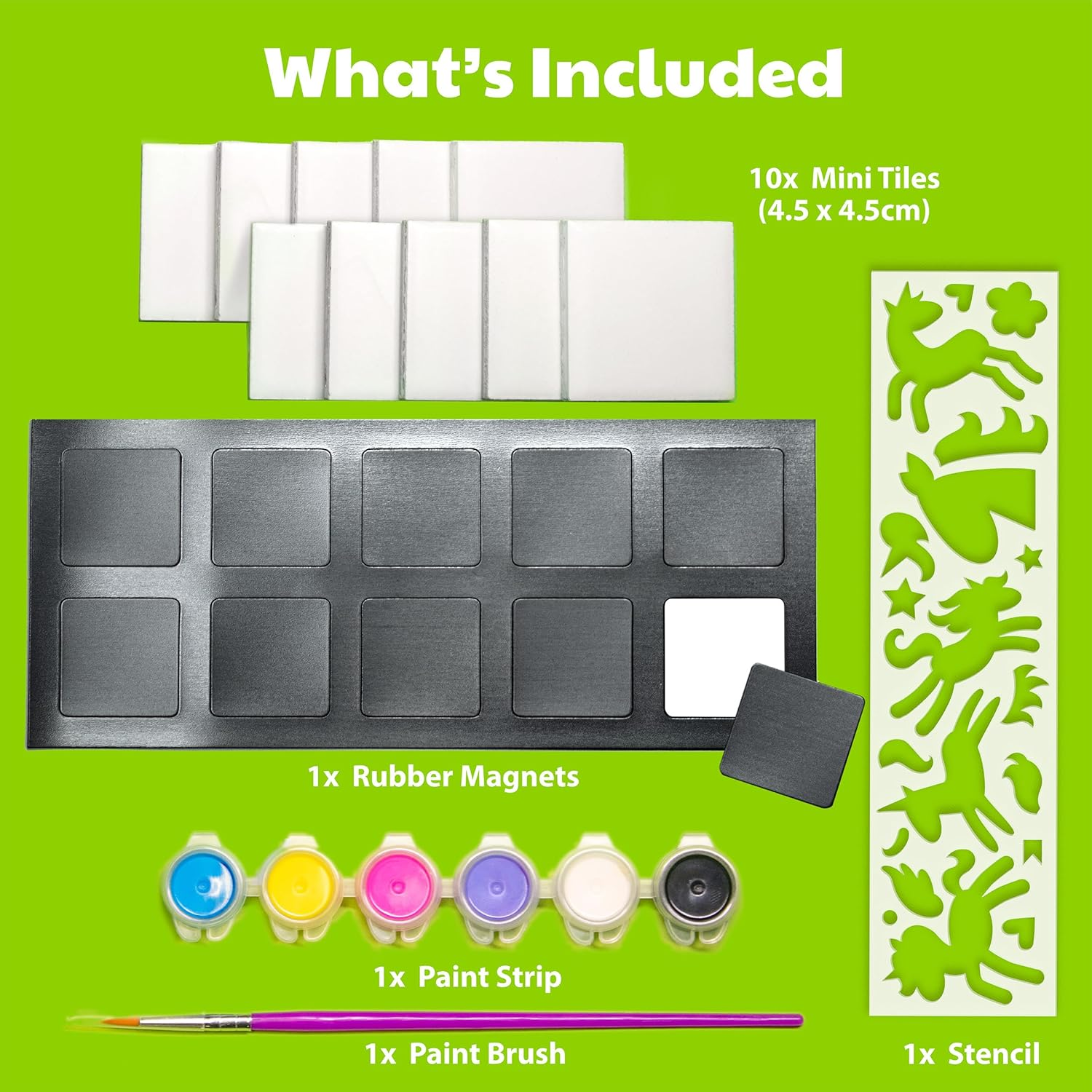 4M C4740 Unicorns Mini Tile Art image number 2