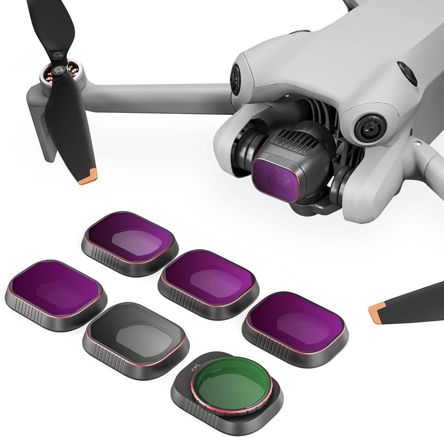 STARTRC PHOTO Mini 4 Pro Filter Set for Mini 4 Pro Accessories, 6 Pack UV CPL ND8 ND16 ND32 ND64 Filter, Neutral Density Filter and Circular Polarising Filter