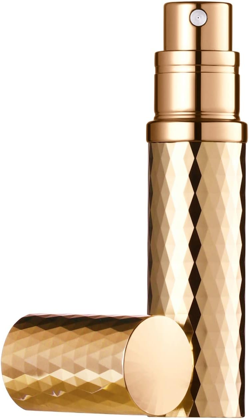 Aurdox Perfume Atomiser Refillable, Portable Mini Perfume Spray Bottles Empty Spray, Dispensers, Atomizers with Bottom Pump for Travel, Leak-Proof, 5Ml/Pastel Violet