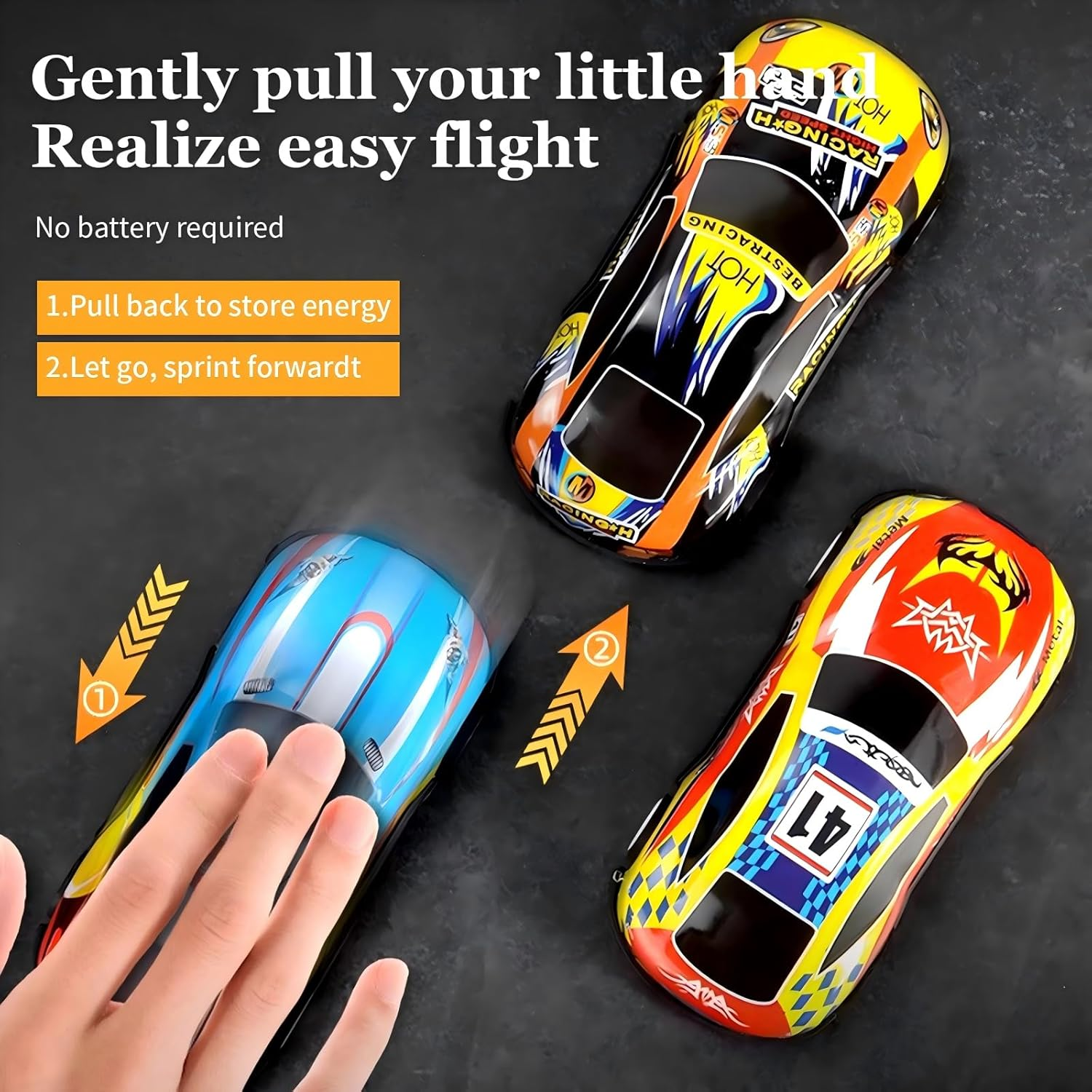 30 Pcs Pull Back Cars Airplanes Toys with Storage Box for Kids, Party Favors Treasure Box Toys for Classroom Prizes Mini Vehicles Race Cars Bulk Xmas Gifts, Stocking Stuffers for Boys Girls Toddlers image number 2