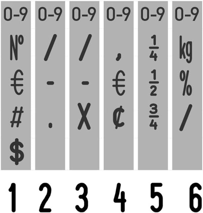 Trodat Printy 4846 Numberers 6 Band Stamp, 4 Mm Number Size image number 1