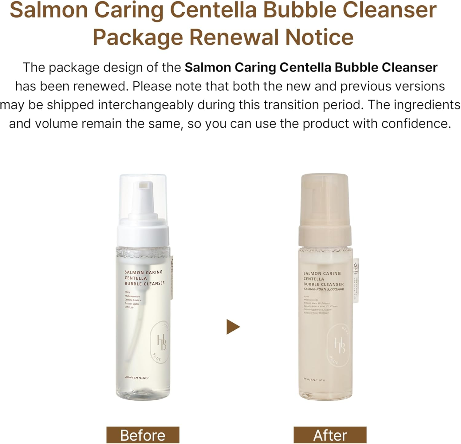HEVEBLUE - Salmon Caring Centella Bubble Cleanser 200Ml image number 6