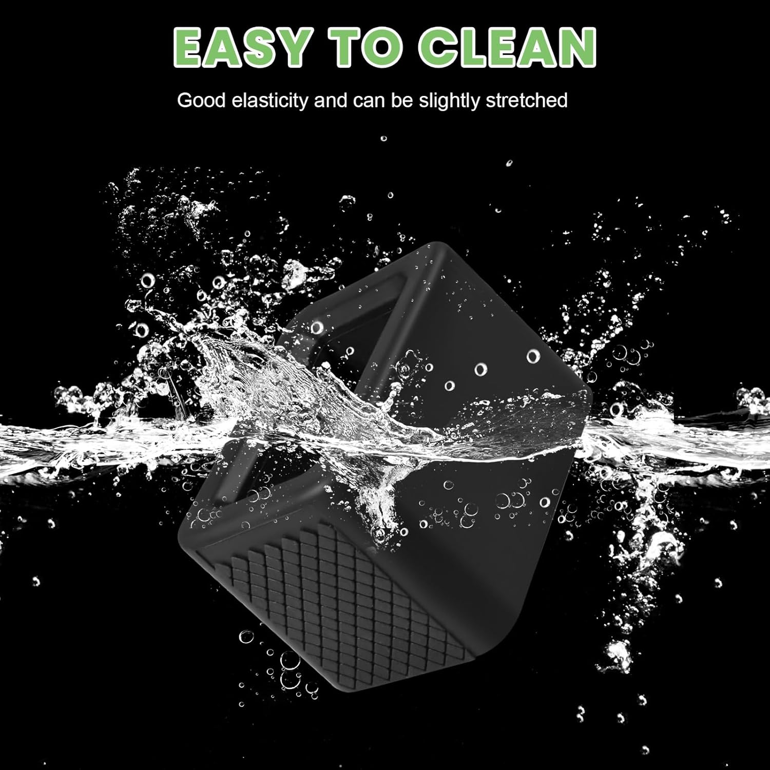 Povtii 2PCS Car Seat Belt Buckle Holder, Silicone Auto Seatbelt Buckle Booster Makes Receptacle Upright Buckling, Easy Access Seat Belt Buckle Safety Cover for Kids, Car Accessories (Black) image number 4