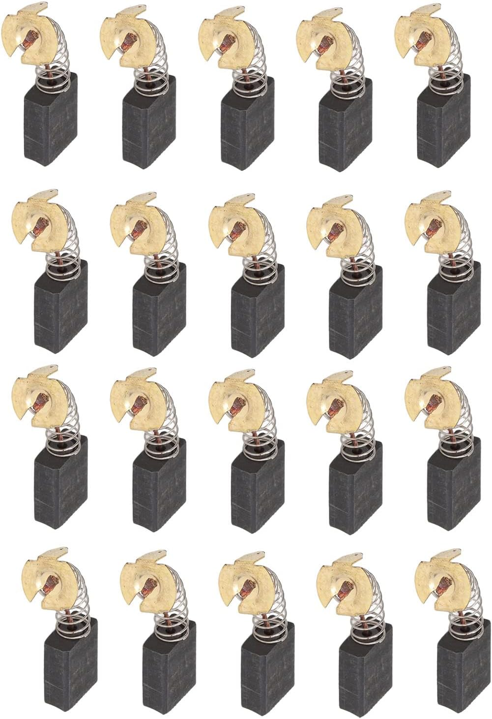 Carbon Brush 125 Mm Angle Grinder 240 V 20-Piece Carbon Brush for Electric Motors, Long Life, Wear Resistance, 0.24 X 0.51 X 0.67 Inch, Hand Drills Szlifierki Kątowe image number 5