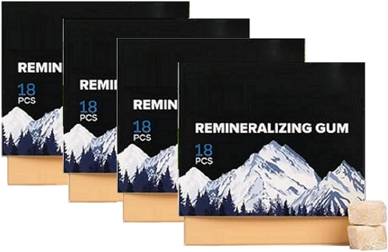 Hydroxyapatite Chewing Gum-Sugar-Free│Freshen Breath│Long Lasting Chewing Gum,4Pcs image number 1