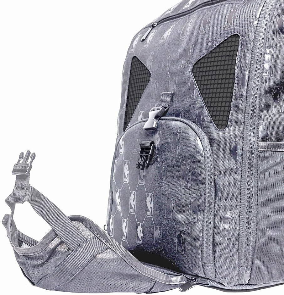 POINT3 NBA Basketball Backpacks Road Trip Tech, Officially Licensed NBA Bag with Drawstring for Basketball, Football, & More image number 6