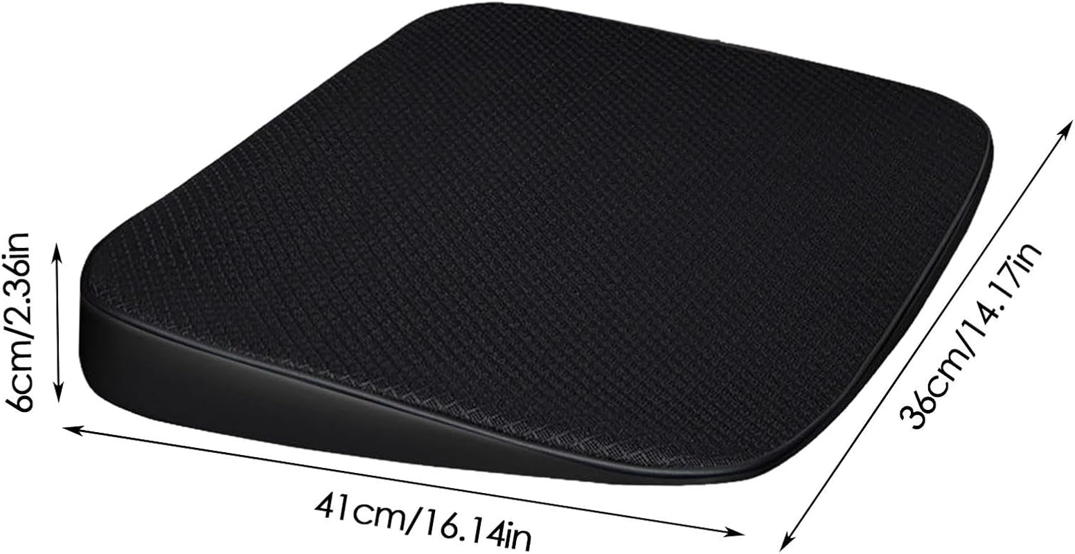 Car Seat Booster Seat for Adults, Wedge Seat Cushion for Car, Elevation Wedge Booster Seat Cushion Mat, Improved Driving Vision, Breathable Car Accessories for Small People, Drivers - A image number 6