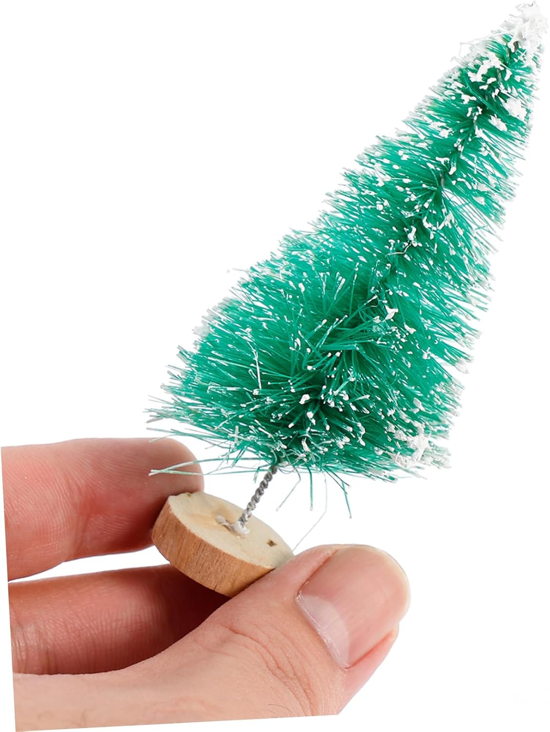 Garneck 12Pcs Christmas Tree Desktop Decor Box and Pine Style for Home Office Shop Party Supplies Creative Holiday Adornment image number 3