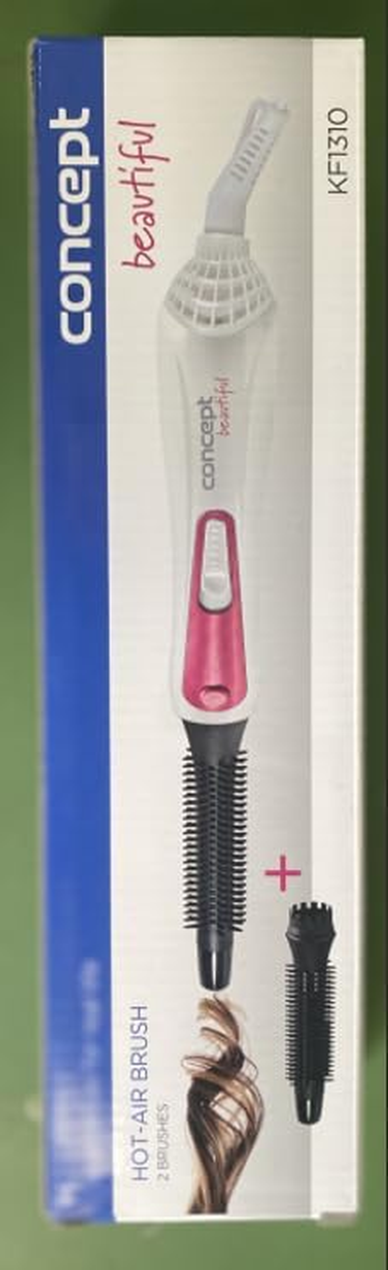 CONCEPT Hausger&auml;te Kf-1310Fi Hot Air Brush 2 Attachments 20 and 16 Mm Purple image number 3