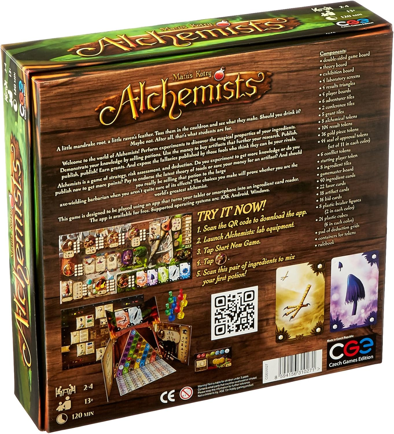 Czech Games Edition Alchemists Board Game image number 1