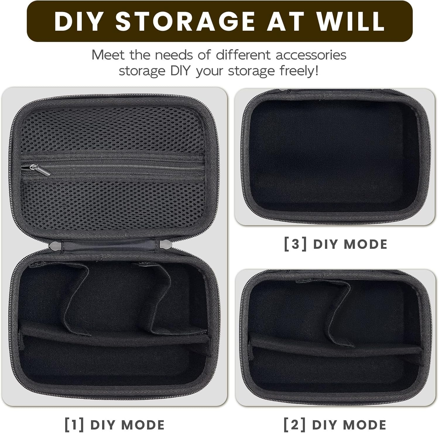 Travel Storage Case for Philips Norelco Multigroom Series 3000 5000 7000, MG3740/40, MG5910/49, MG7750/49, Protective Organizer for Beard Face Ear Hair Trimmer, Attachments, Hair Clipper Shaver