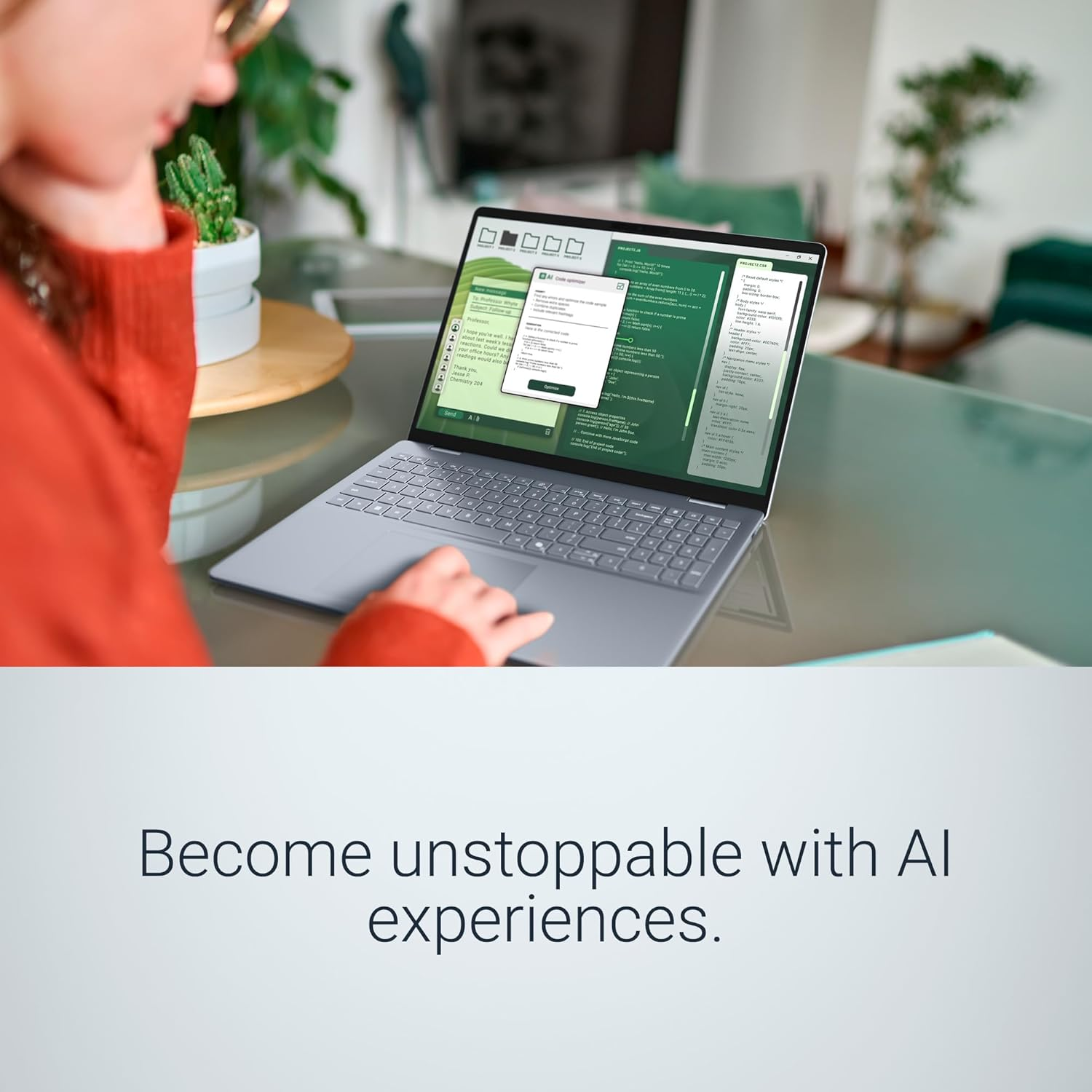 Dell plus 16 Laptop 16" FHD+ Display, AMD Ryzen AI 5-340, 16 GB LPDDR5X RAM, 512 GB SSD, AMD Radeon Graphics, Windows 11 Home - Ice Blue image number 5